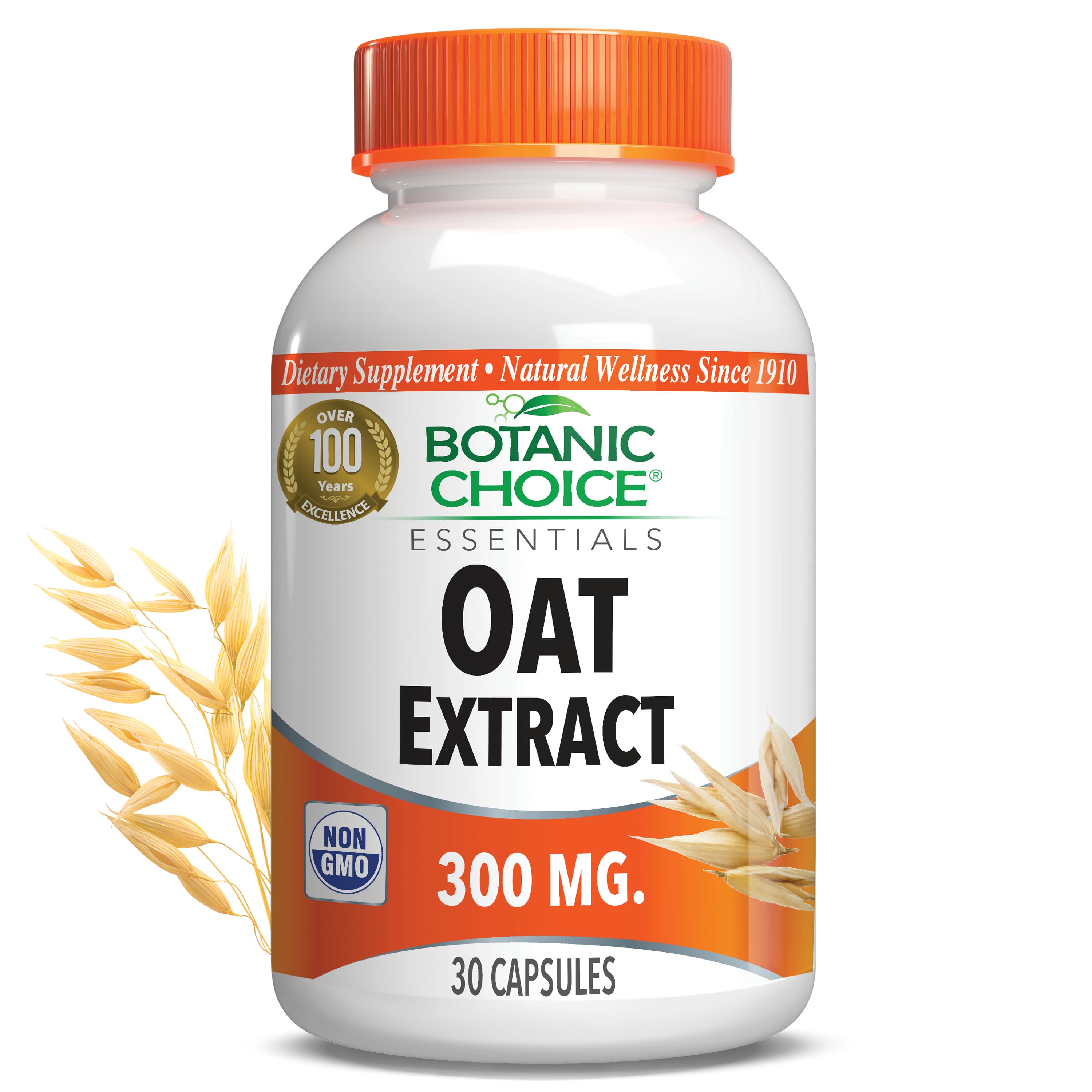 Oat Extract 300 mg - Weight Loss Support Supplement - 30 Capsules