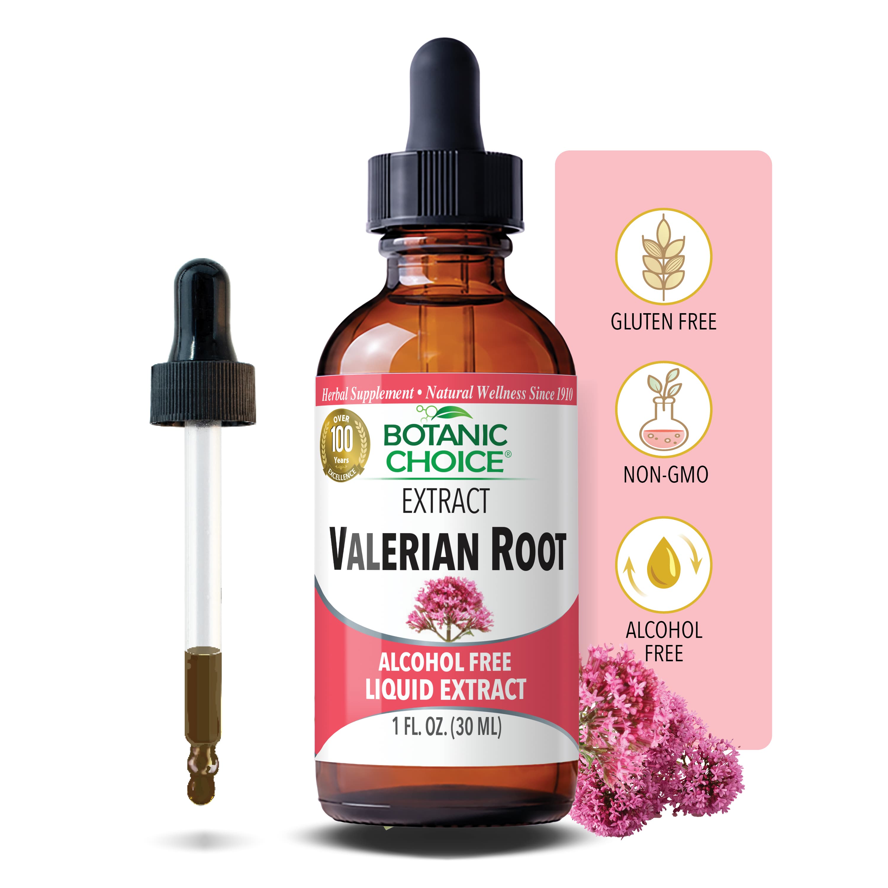 Valerian Root Liquid Extract - 1 Oz