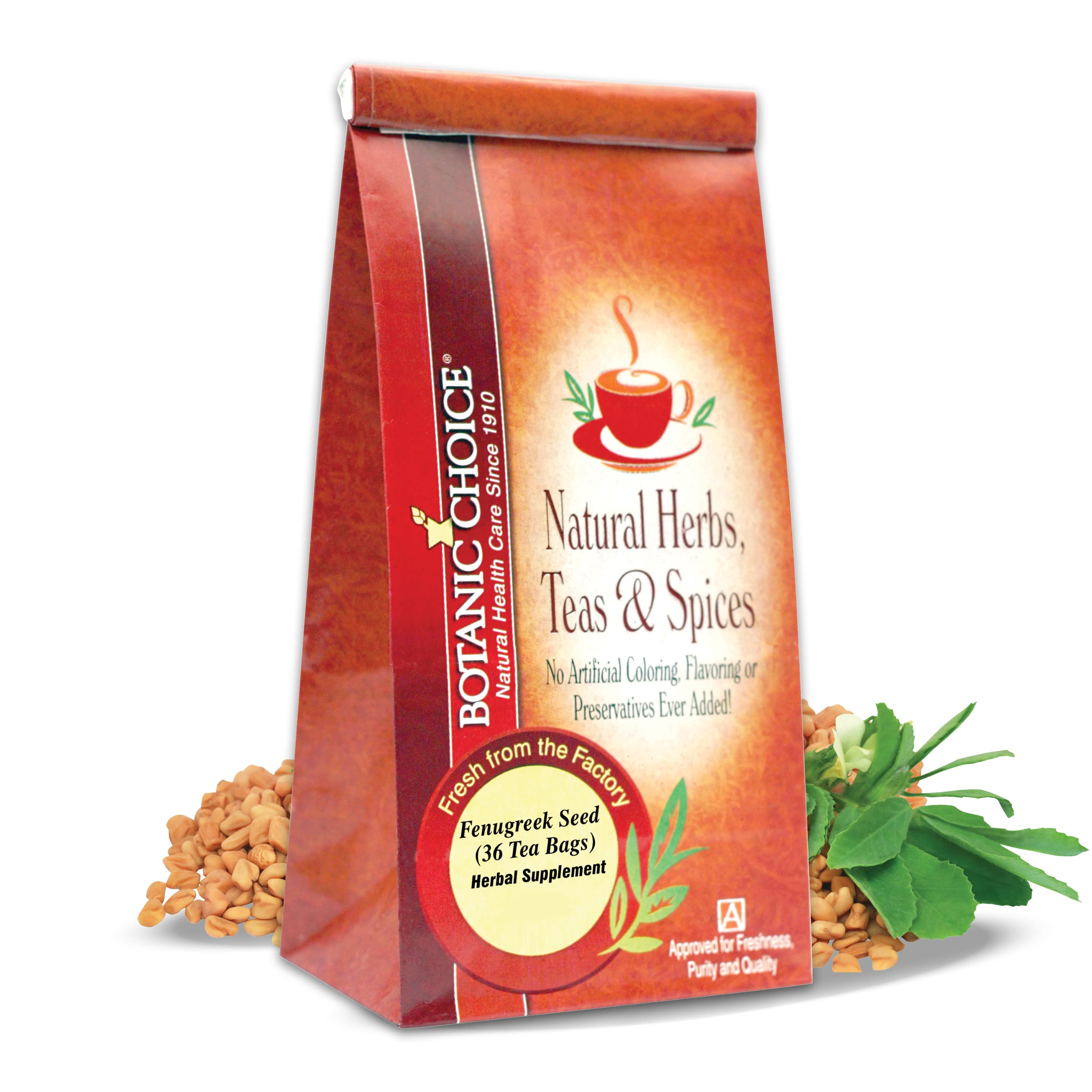 Fenugreek Seed Tea Bags - 36 count - 36 Bags