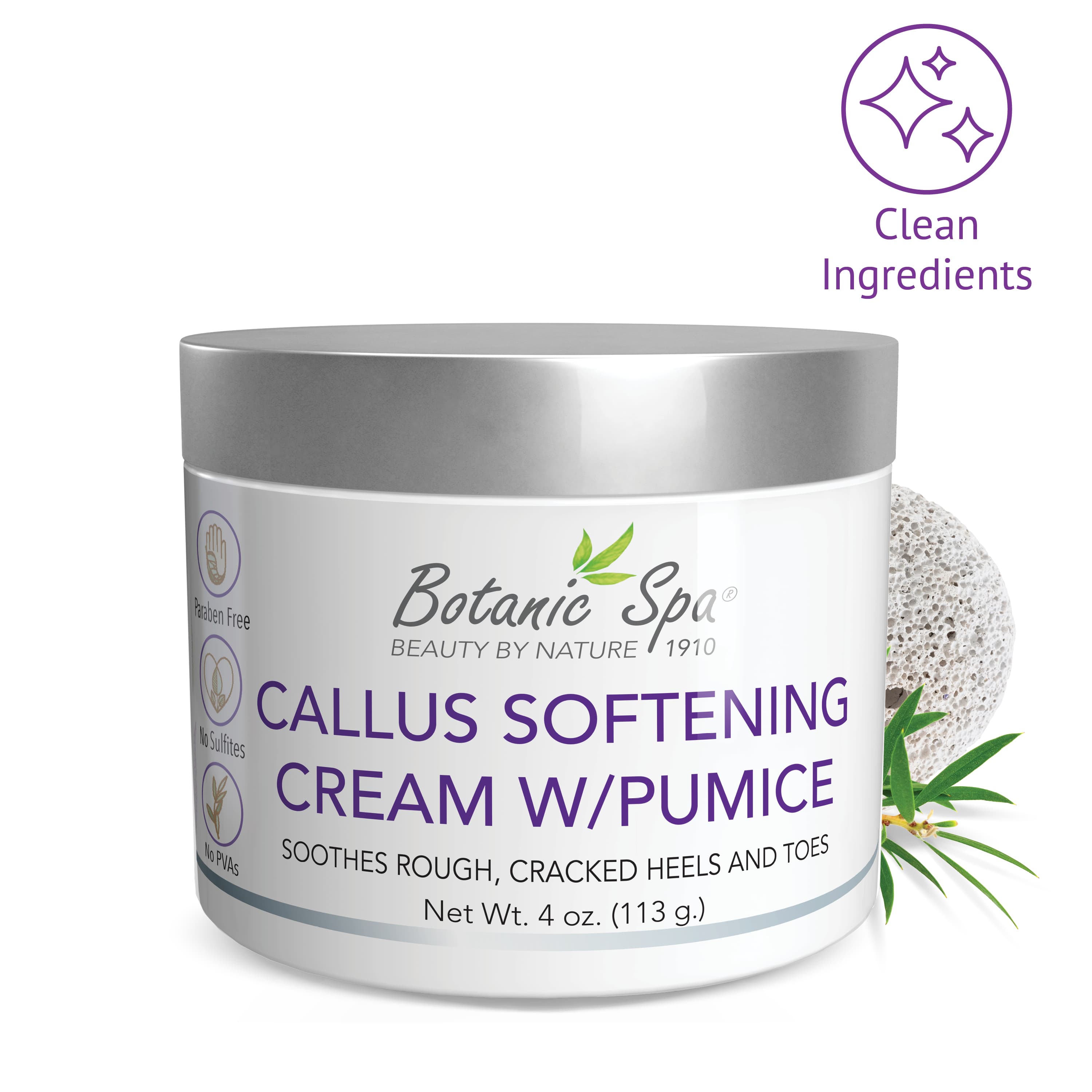 New & Improved Callus Softening Cream with Pumice - 4 Oz