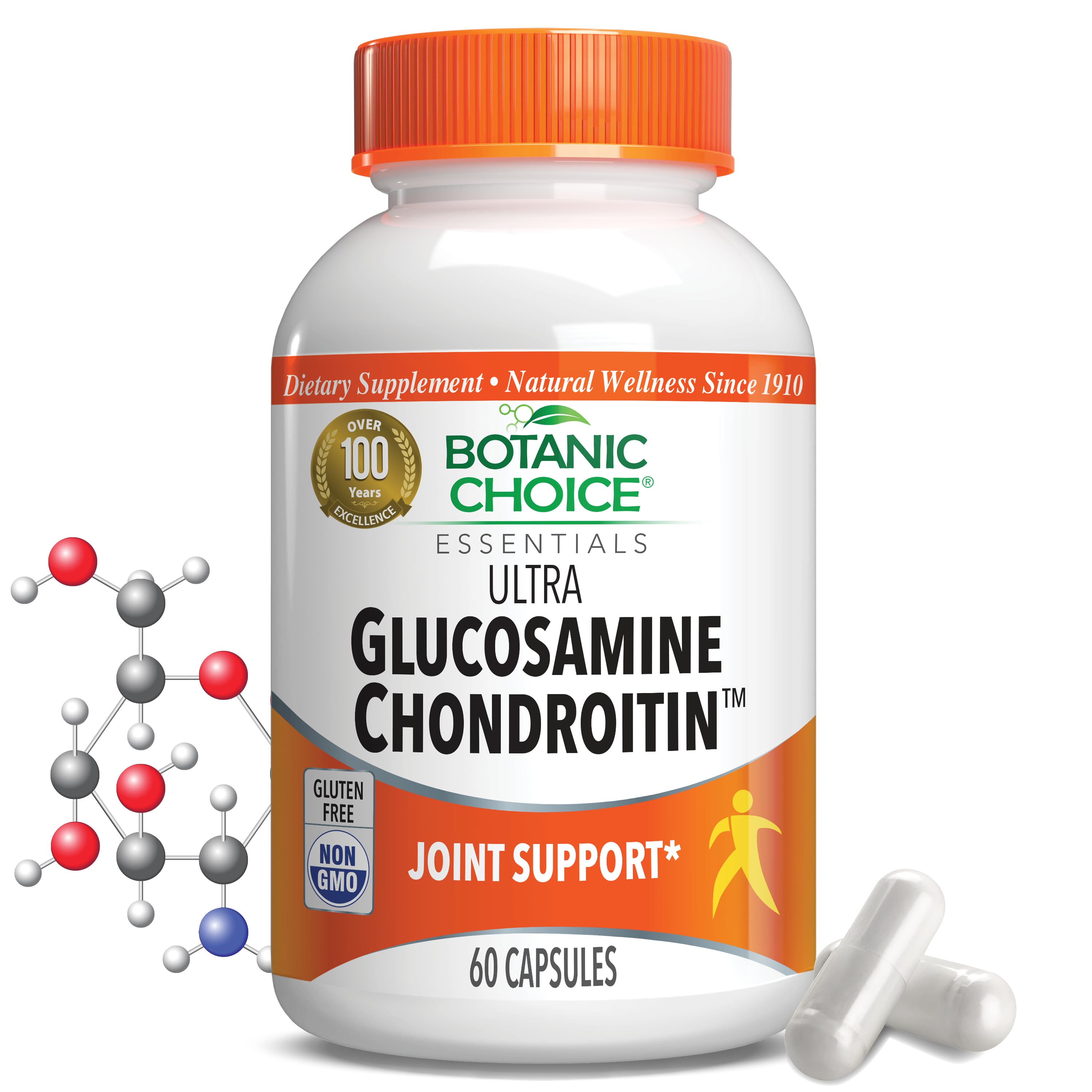 Ultra Glucosamine Chondroitin - Joint Support Supplement - 60 Capsules