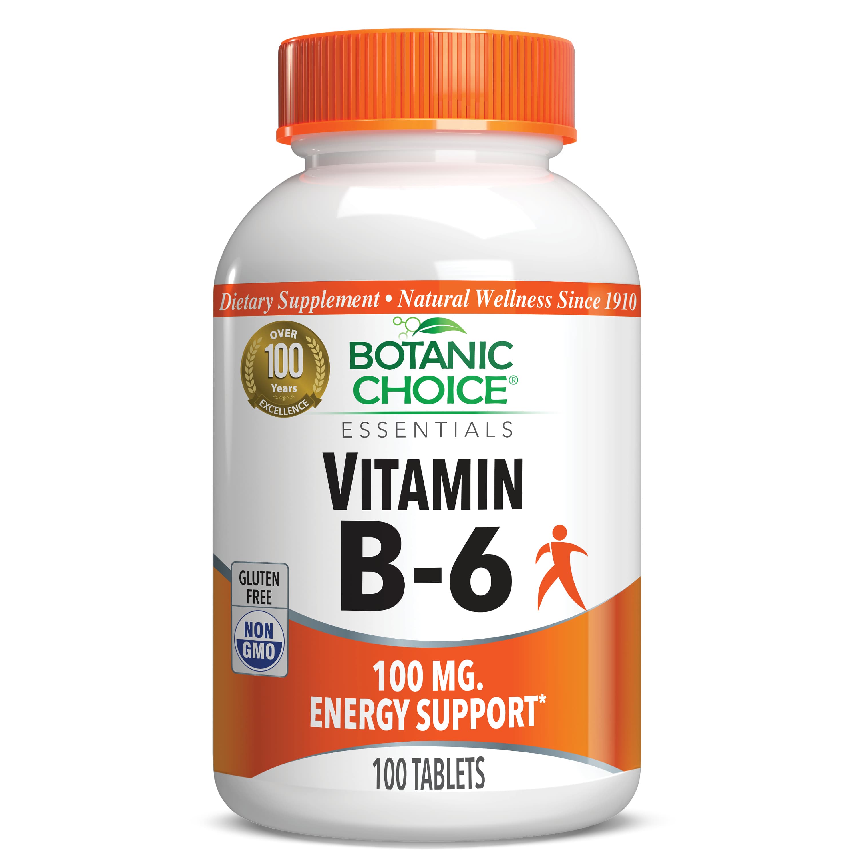 Vitamin B-6 100 mg - 100 Tablets